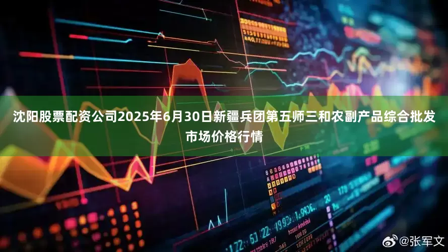 沈阳股票配资公司2025年6月30日新疆兵团第五师三和农副产品综合批发市场价格行情